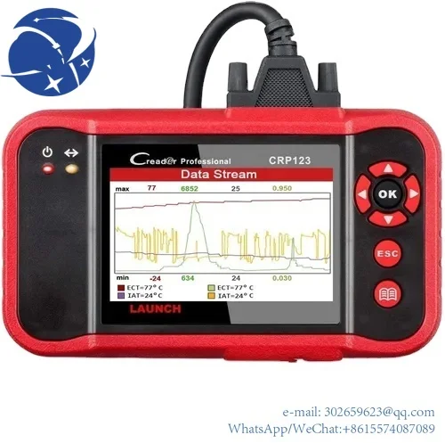 2023 HOT Launch CRP123 Elite OBD2 skaner motocyklowy uniwersalny samochód diagnostyczny dla skaner silnika z przekładnią ABS SRS