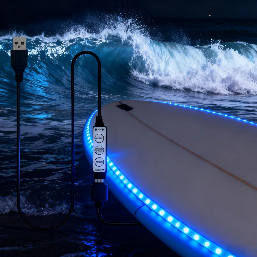 

TV Backlight RGB LED Strip Light USB 5V SMD5050 3 Key Control waterproof Flexible LED Lamp Family Party Decor Night Light