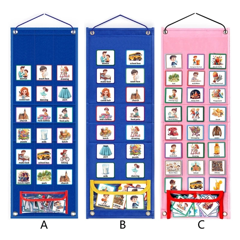 Gráfico programação visual, lado planejador semanal, gráfico tarefas, materiais aprendizagem para crianças,