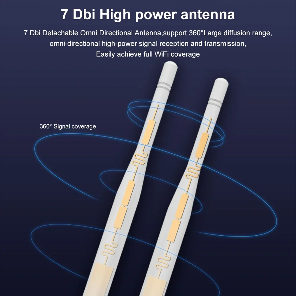 Wavlink AC1200/600 Router WIFI esterno ad alta potenza/Ripetitore impermeabile AP Wifi wireless Dual Dand 2.4/5G Antenna ad alto guadagno POE EU