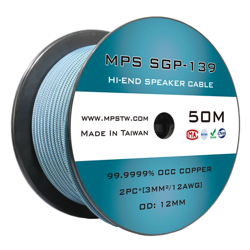 HIFI MPS SGP-139 99.9999%OCC Hiend Fever kabel głośnikowy audio kabel wzmacniacza mocy kabel głośnikowy Car Audio