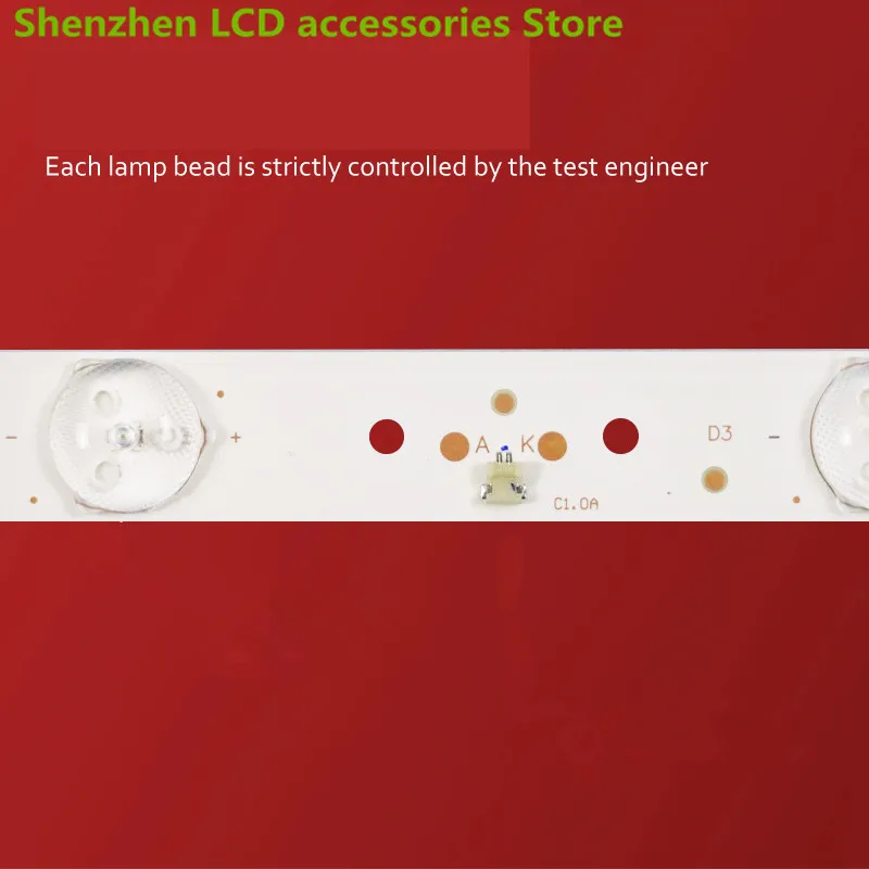 ل نيو LEF-2419D ZDCX236D06-ZC14F-02 303CX 236031    6LED 3V 440MM 100% جديد LED شريط إضاءة خلفي