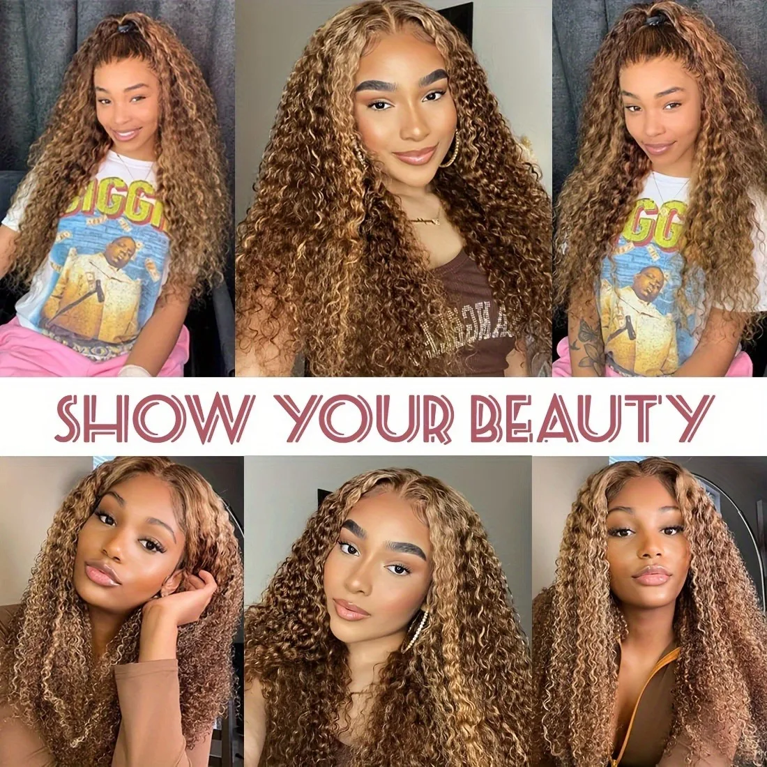 34 بوصة ارتداء والذهاب 5x5 قبل قطع موجة عميقة خصلات الشعر المستعار الإنسان 13x4 الدانتيل شعر مستعار أمامي موجة عميقة 427 تسليط الضوء على الشعر البشري #6