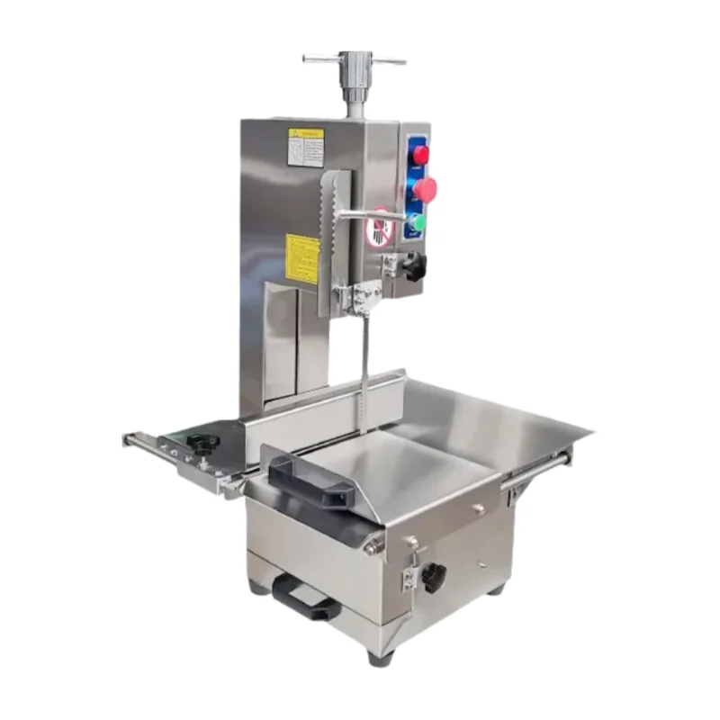 Small Bone Saw Frozen Meat Saw Tabletop Rib and Pig's Trotter Cutting Machine Fully Automatic Commercial Bone Saw