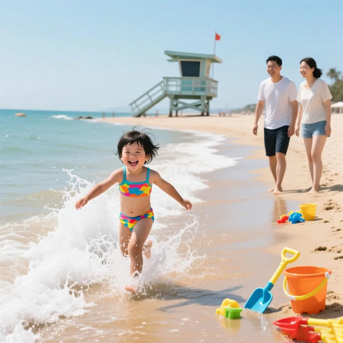 Mainan Kotak Pasir Pantai untuk Anak-anak, Hadiah untuk Anak Laki-laki dan Perempuan Usia 3+ Tahun, Permainan Sensorik Mainan Kotak Pasir untuk Halaman Belakang Dalam dan Luar Ruangan