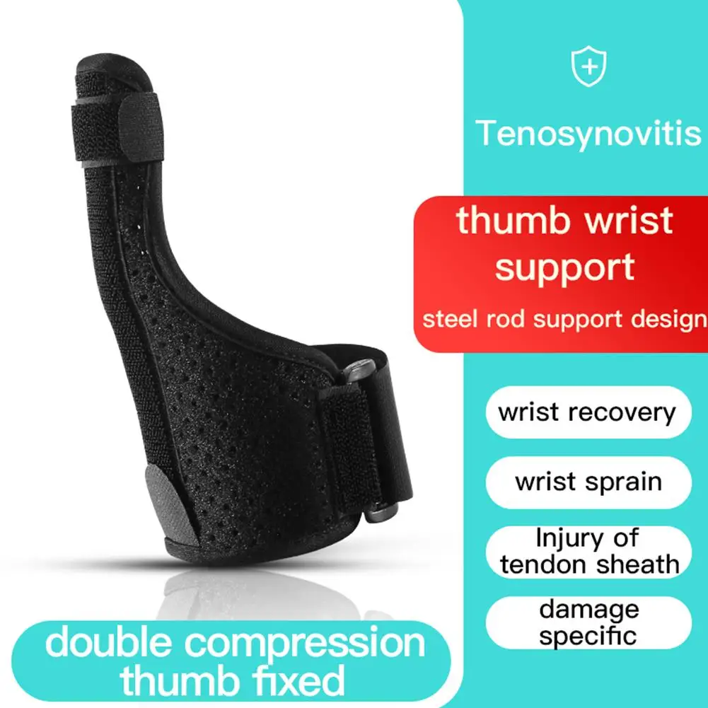 Thumb Protector Adjustable Finger Joint Protector Protective Sleeve Splint Arthritis Injury Aid Tool Breathable Health Care