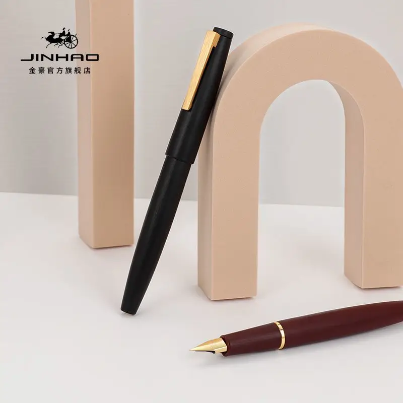 New Jinhao 80 Fountain Pen Fiber Ink Pen 0.3mm Nib Converter Filler Kawaii Pen Business Office School Supplies Pens New