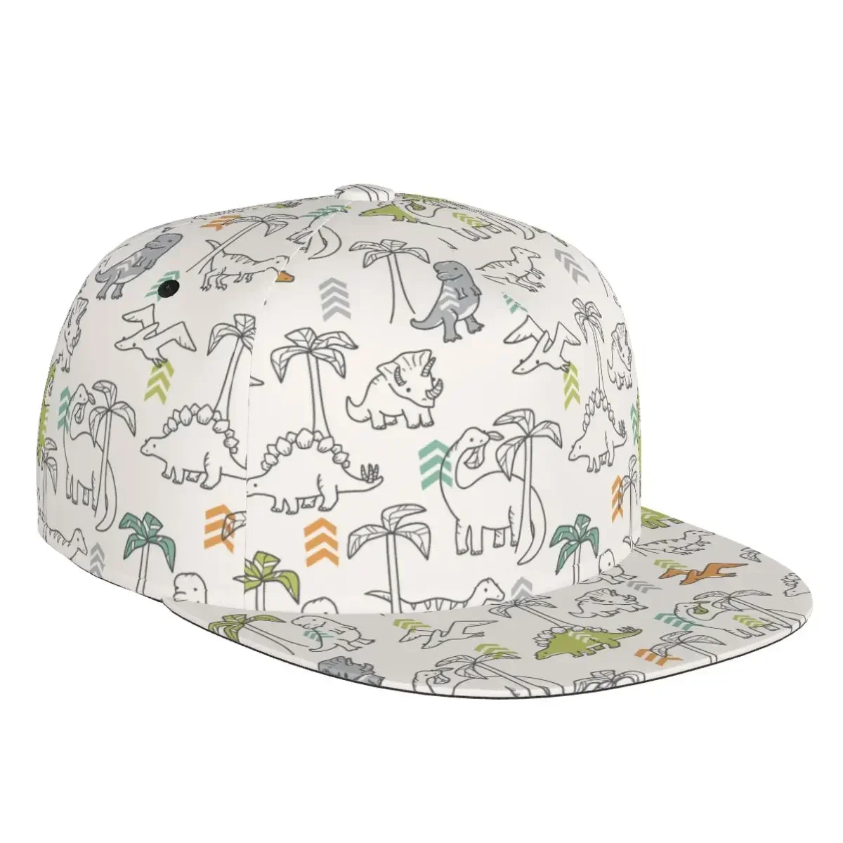 Cute Dinosaurs 3D Print Baseball Cap Casual Sun Hat Elegant Ethnic Style Fashion Stage Hip Hop Women Men