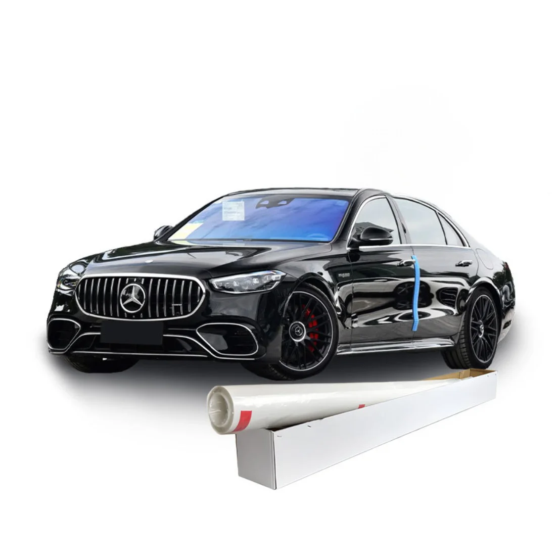 

Высокоглянцевая гидрофобная самовосстанавливающаяся пленка из ТПУ PPF 152 см * 15 м, ультрамягкая, простая в установке, пленка для автомобильной краски из ТПУ, антижелтая Ppf пленка