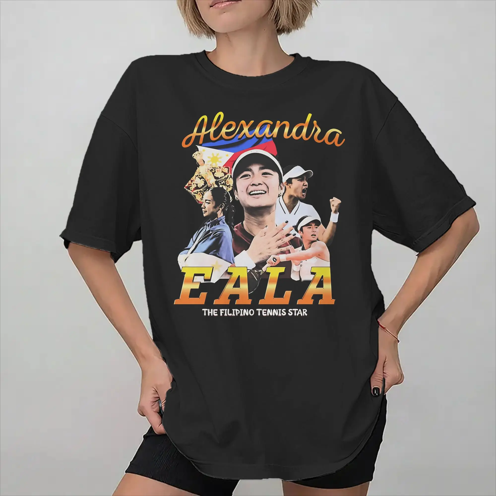 Alexandra Alex Eala tennis 2026 Tee Shirt for Men Women Print T Shirts  Cotton Clothes