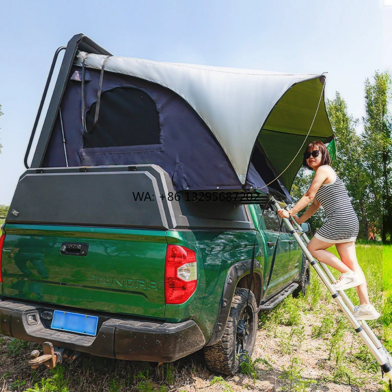 

Hard Top Canopy and Tent with Basket Canopy Tacoma 2017 2015 Pick up Canopy Camper Hilux Ranger Car Rooftop Tent