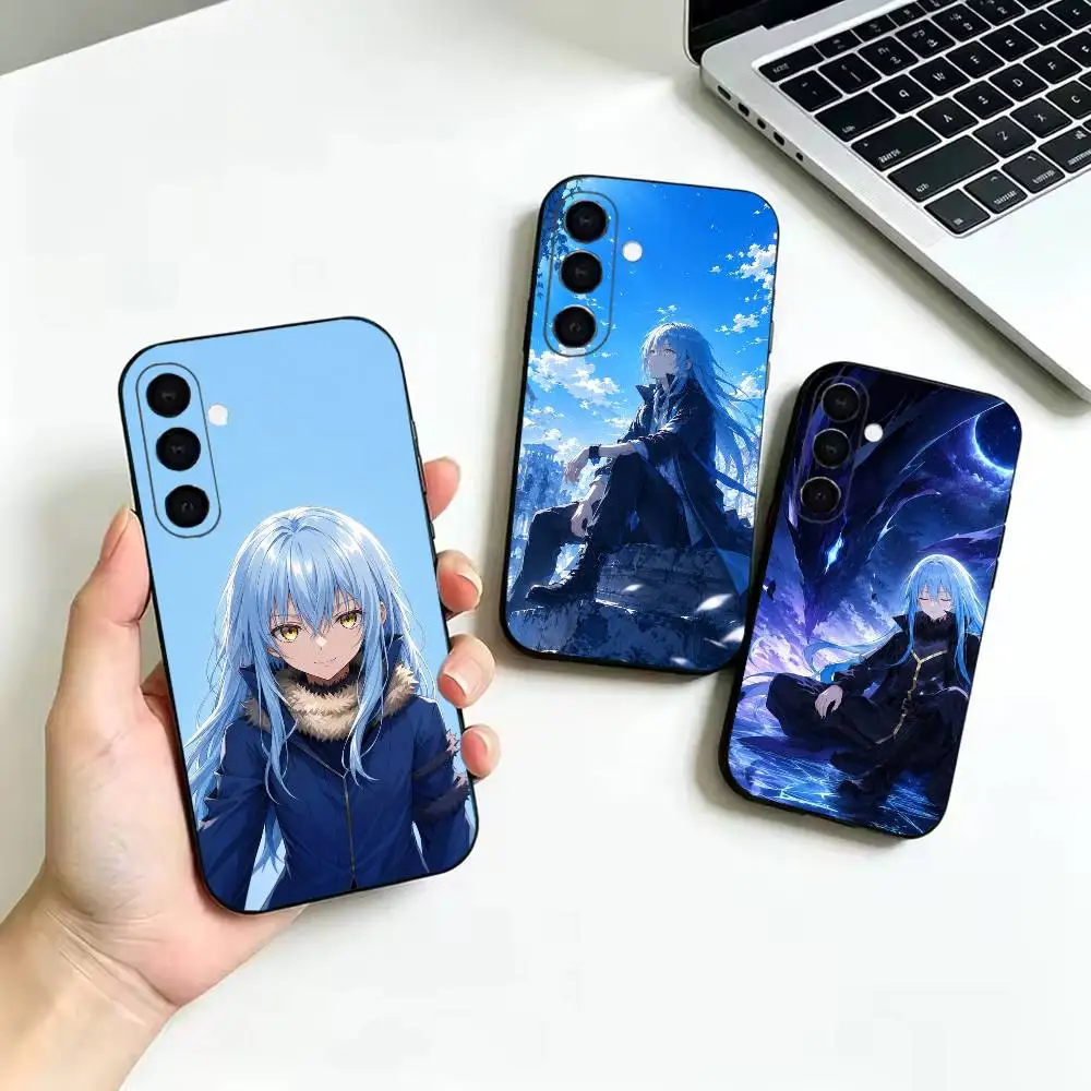 R-Rimuru-U Tempest T-Tensei Phone Case For Samsung Galaxy  A52 42 32 22 12 02S 72 73 51 41 31 21S 30S,Soft Silicone Black Cover