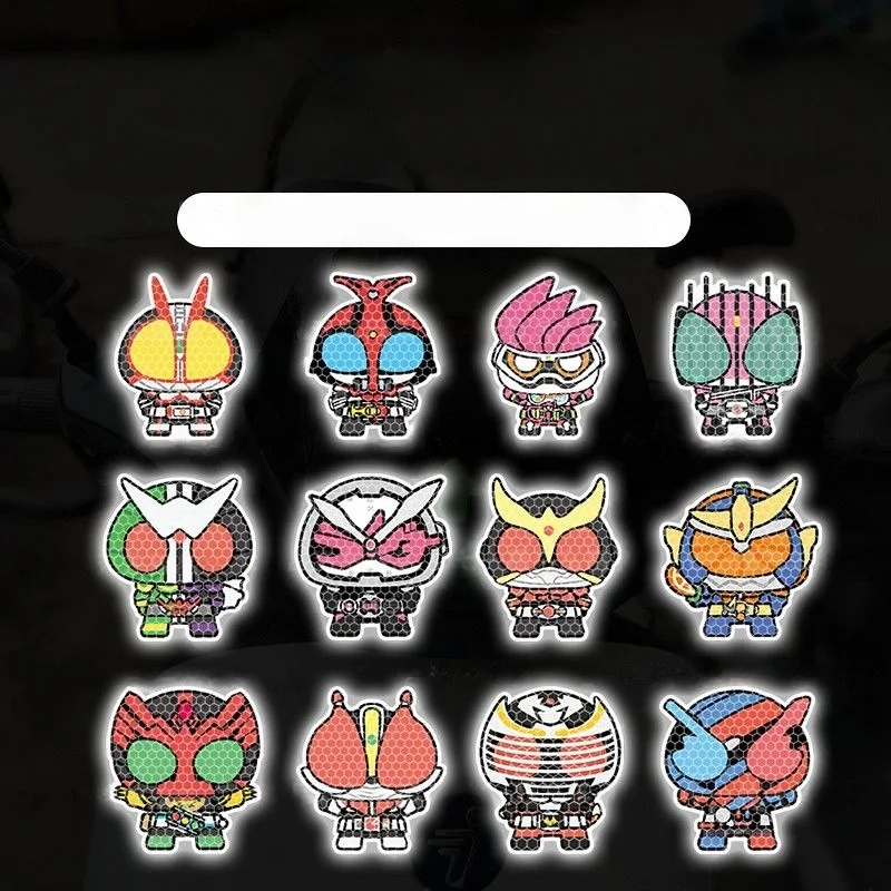 Personalized Kamen Rider car sticker, decorative for car windows and body, scratch cover, reflective sticker for luggage view 2