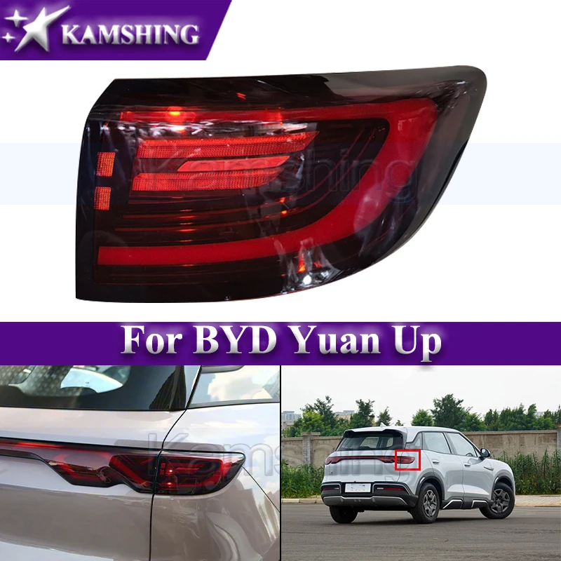 

Kamshing Rear Bumper Taillight For BYD Yuan Up Taillamp Signal Lamp Rear Brake Light Stop Light Tail Lamp