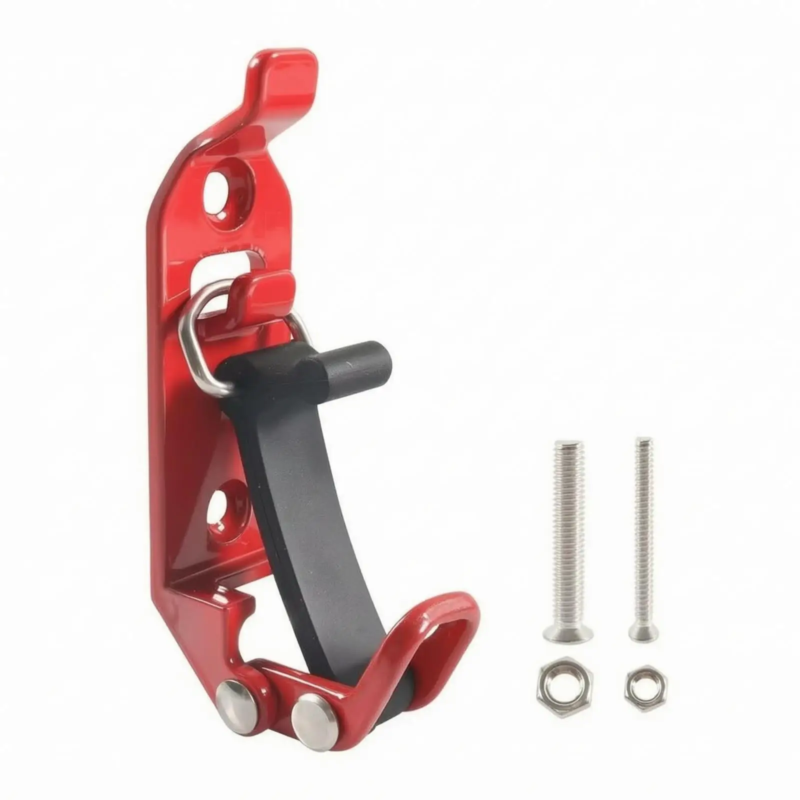 Fire Entry Tool Axe Bracket with Rubber Cradle Strap for Truck Garage Workshop Use