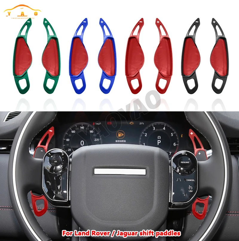 

Car Steering Wheel Stickers For Jaguar XF XE XJ F-PACE F-TYPE X760 X250 X260 For Land Range Rover Car Sports Shift Paddle Shift