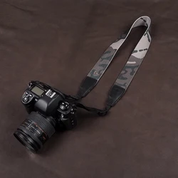 Fashionable Adjustable Cotton Camouflage DSLR Digital Camera Shoulder Strap Mirrorless Camera Neck Strap Suitable For Sony