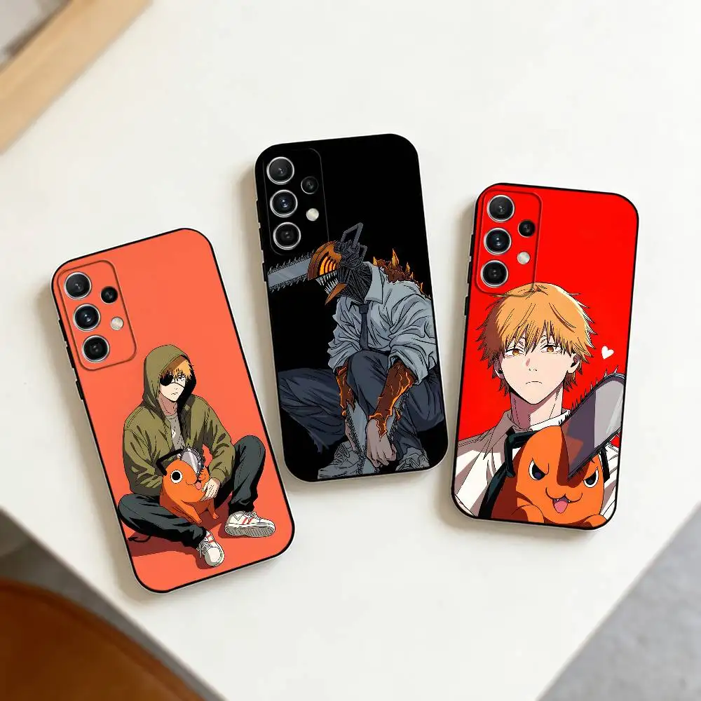 C-Cool MAN DENJI    Phone Case For Samsung S25,S24,S21,S22,S23,S30,Ultra,S20,Plus,Fe,Note,10,9,5G Black Cover