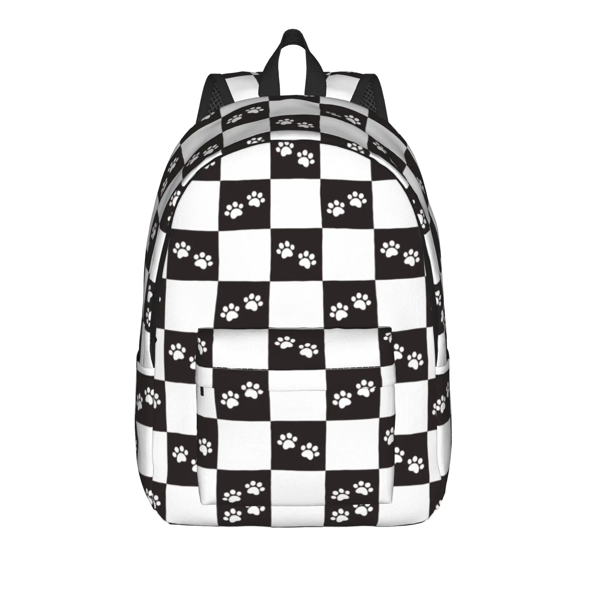 Dog Kitten Cat Paw Puppy Foot Print Casual Backpack Sports High School Business Animal Lovers Daypack Laptop Shoulder Bag