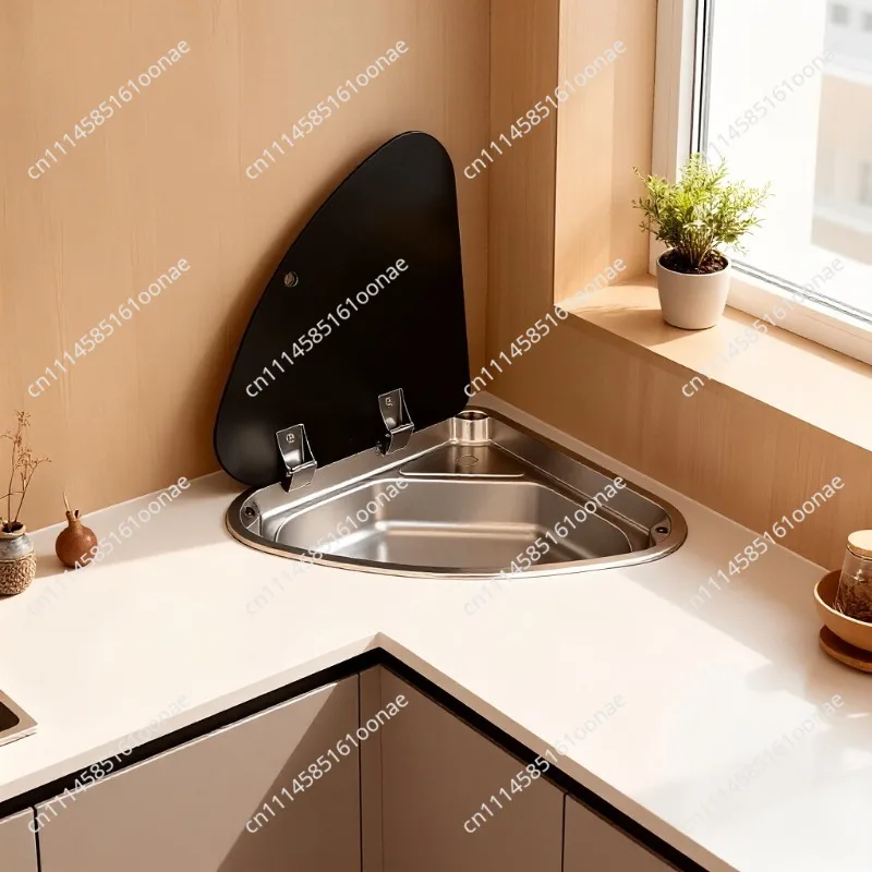 304 Stainless Steel Large Capacity Motorhome Sink Kitchen for Motorhomes, Caravans and Yachts