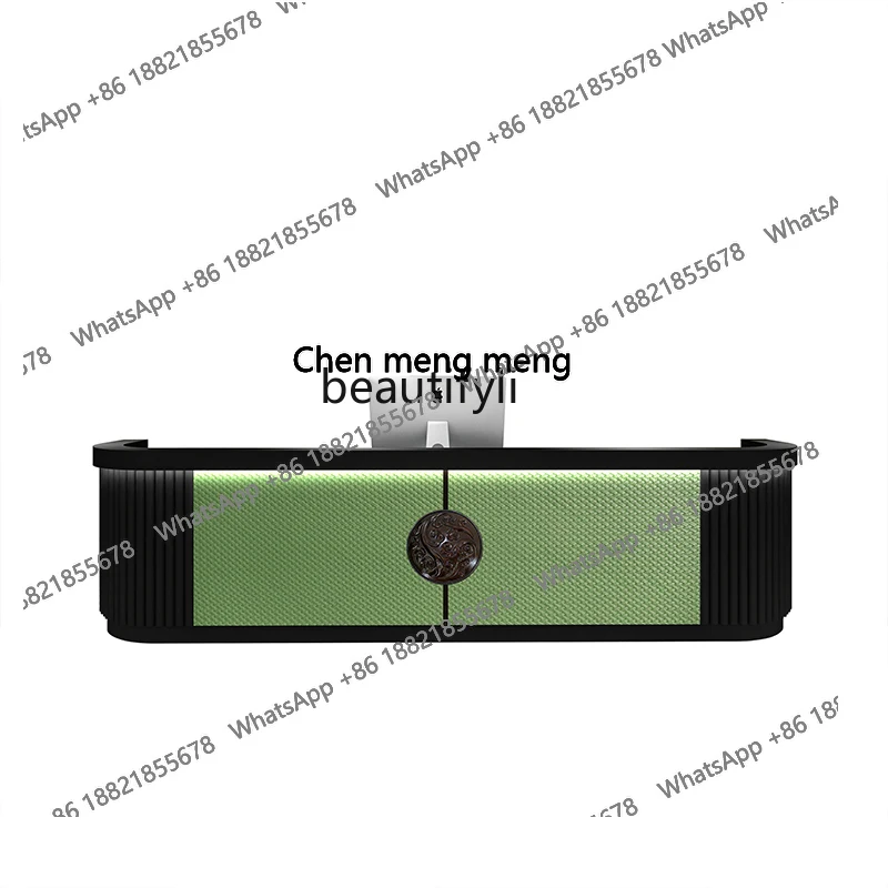 صفحة الخروج على الطراز الصيني الراقية الجلود بار مقهى مكتب الاستقبال متجر الملابس مكتب الاستقبال H #5