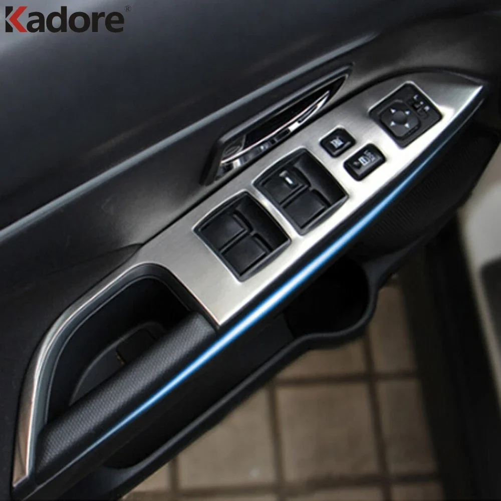 For Mitsubishi ASX RVR Outlander Sport 2013-2021 2022 2023 Interior Door Armrest Panel Window Lift Button Cover Trim Styling