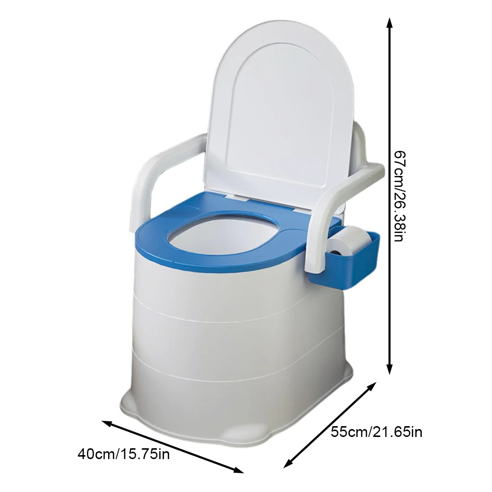 السرير صوان المحمولة القرفصاء المرحاض عدم الانزلاق قعادة كرسي رائحة مختومة المحمولة صوان المرحاض مع مسند الذراع لكبار السن المعاقين
