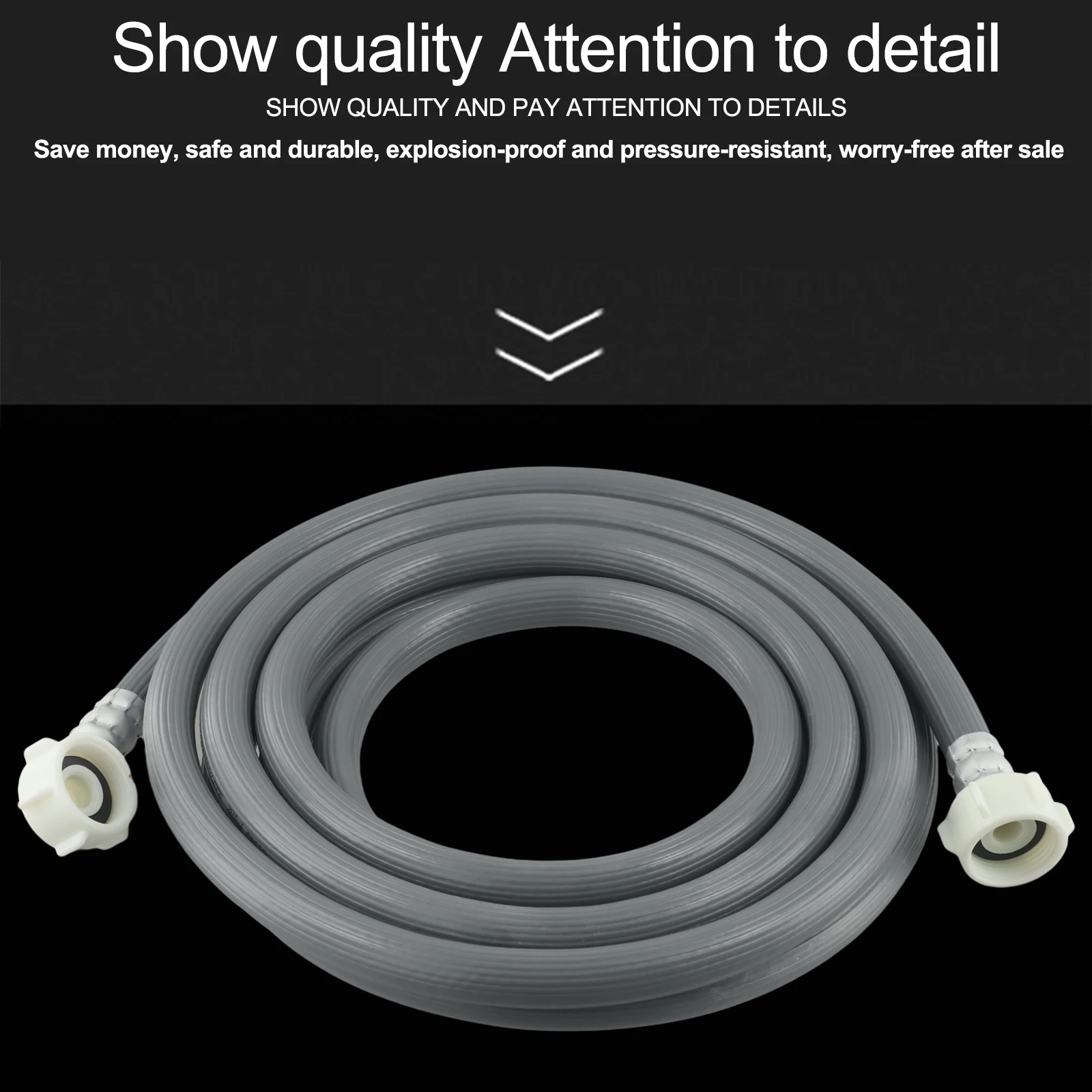 Inner Diameter 25mm Washing Machine Water Pipe Water Inlet Pipe Bendable Explosion-proof High-quality PVC Material