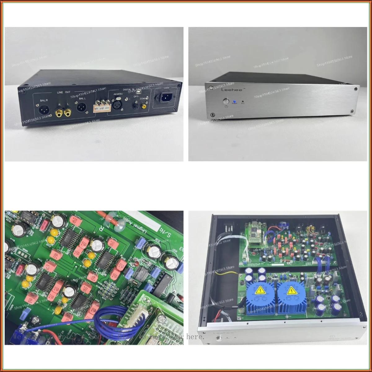 HiFi-Grade R2R DAC MK2 Decoder, CS8414+DF1706 Chipset (Upgraded), OPA604+OPA2134 for Audiophile Sound