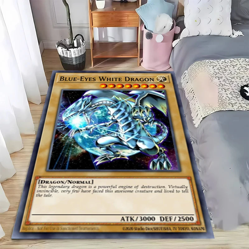 Blue Eye White Dragon Carpet for Living Room Anti-slip Bedroom Bedside Sofa Table Area Rug Soft Large Floor Mat Home Decoration - view 2