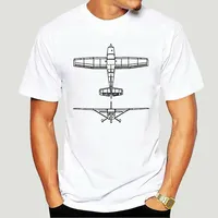 D 100% Cotton Summer Short Sleeves Fashion T Shirt  Cessna 172 Airplane Pilot T-shirt Front And Back 2460X