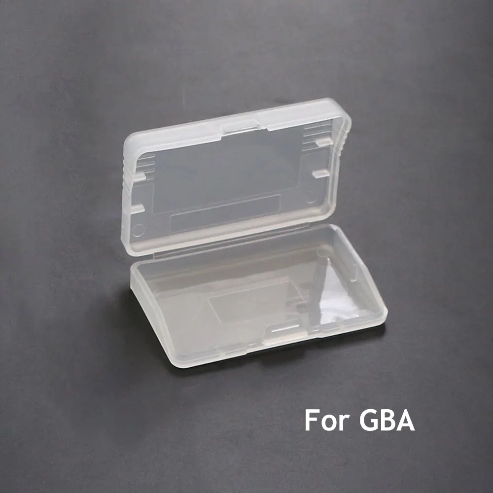 JCD 10 Stück Kunststoff-Spielkassetten-Kartenetui für GameBoy Color GBC GBA GBP Gaming-Karten, Anti-Staub-klare Schutzbox
