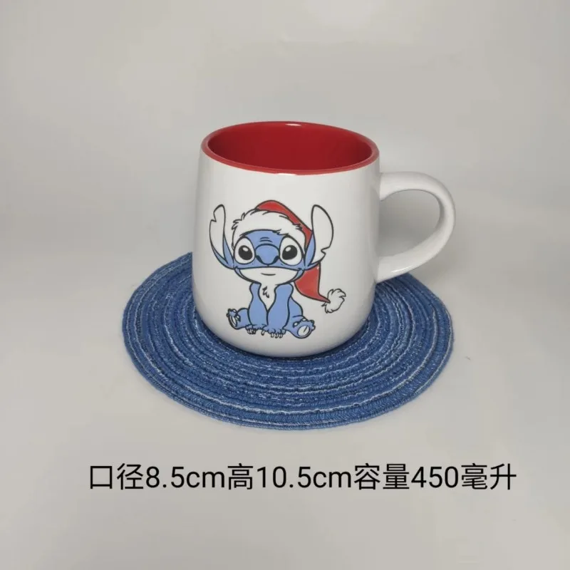 Lilo&Stitch Ceramic Mug Disney Anime Character Accessories Coffee Cup Home Cartoon Kawaii Breakfast Milk Cup Student Water Cup