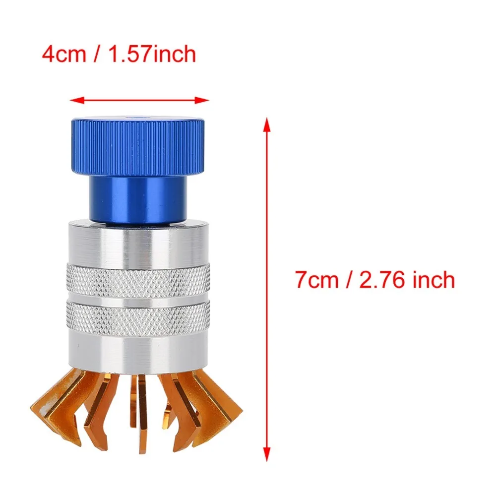 เครื่องมือซ่อมนาฬิกาสีน้ำเงินแบบแม่นยำ ดีไซน์หลายขาแบบสีแดง เครื่องมือถอดกระจกนาฬิกาแบบมืออาชีพ เครื่องมือซ่อมนาฬิกา DIY