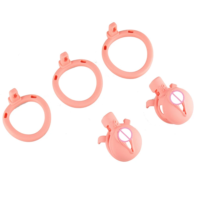 2024 New Male 3D Chastity Lock Faux Vagina asticity Penis Lock con anelli di 3 dimensioni giocattoli del sesso maschile prodotti erotici per adulti 18 + j.