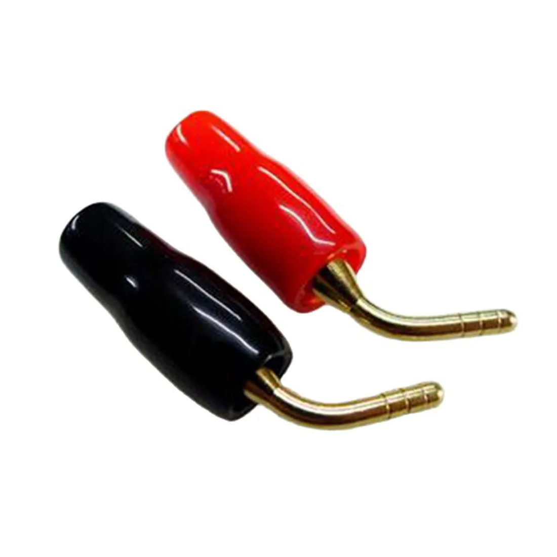 2pcs 2mm Solid Copper Goldplated Digital Plug Audio Stereo Jack Converts Banana Connector for Electronic And Digital Products