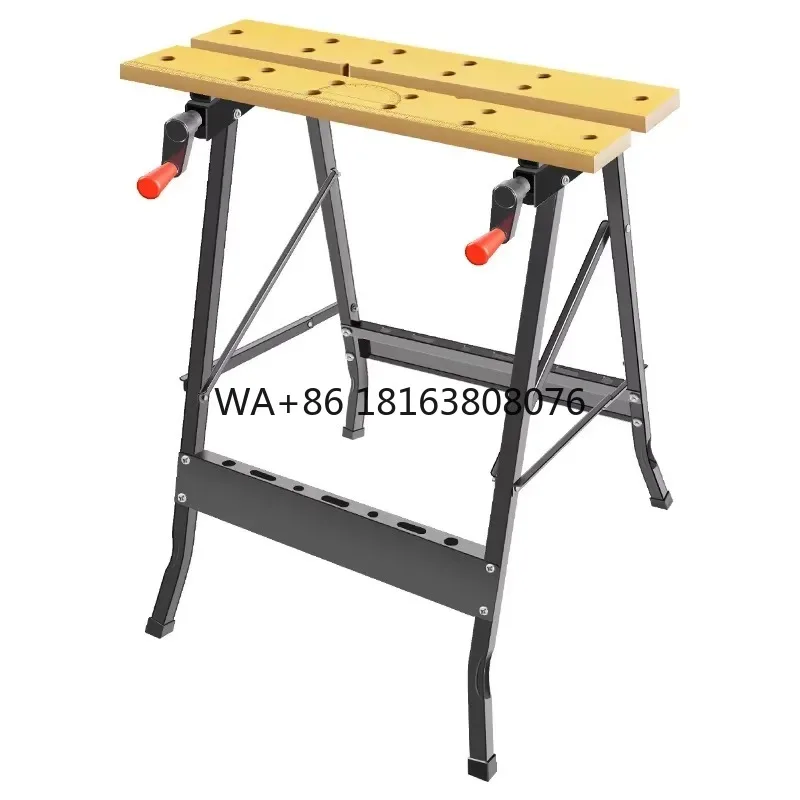 Multifunction Motorized Folding Woodworking Workbench with Easy Operation Household Carpentry Decoration Combined Tool