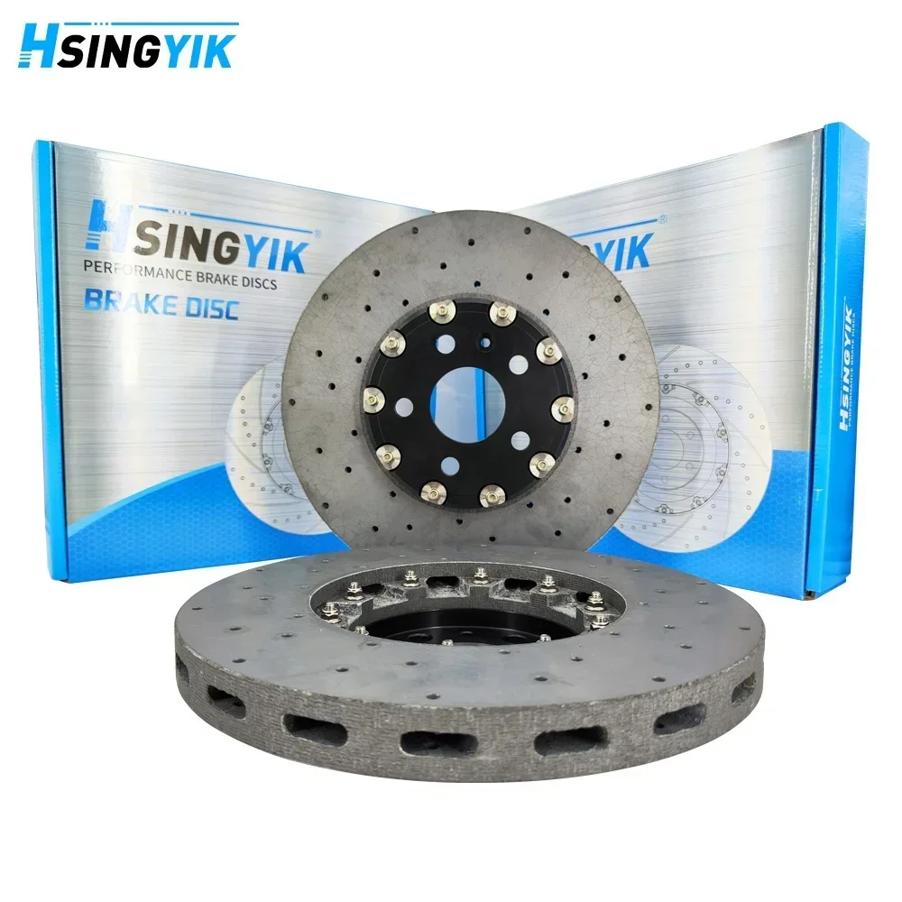 Car Break Pads Rear Carbon Ceramic Brake Disk Rotors Kit For XC90 31471816