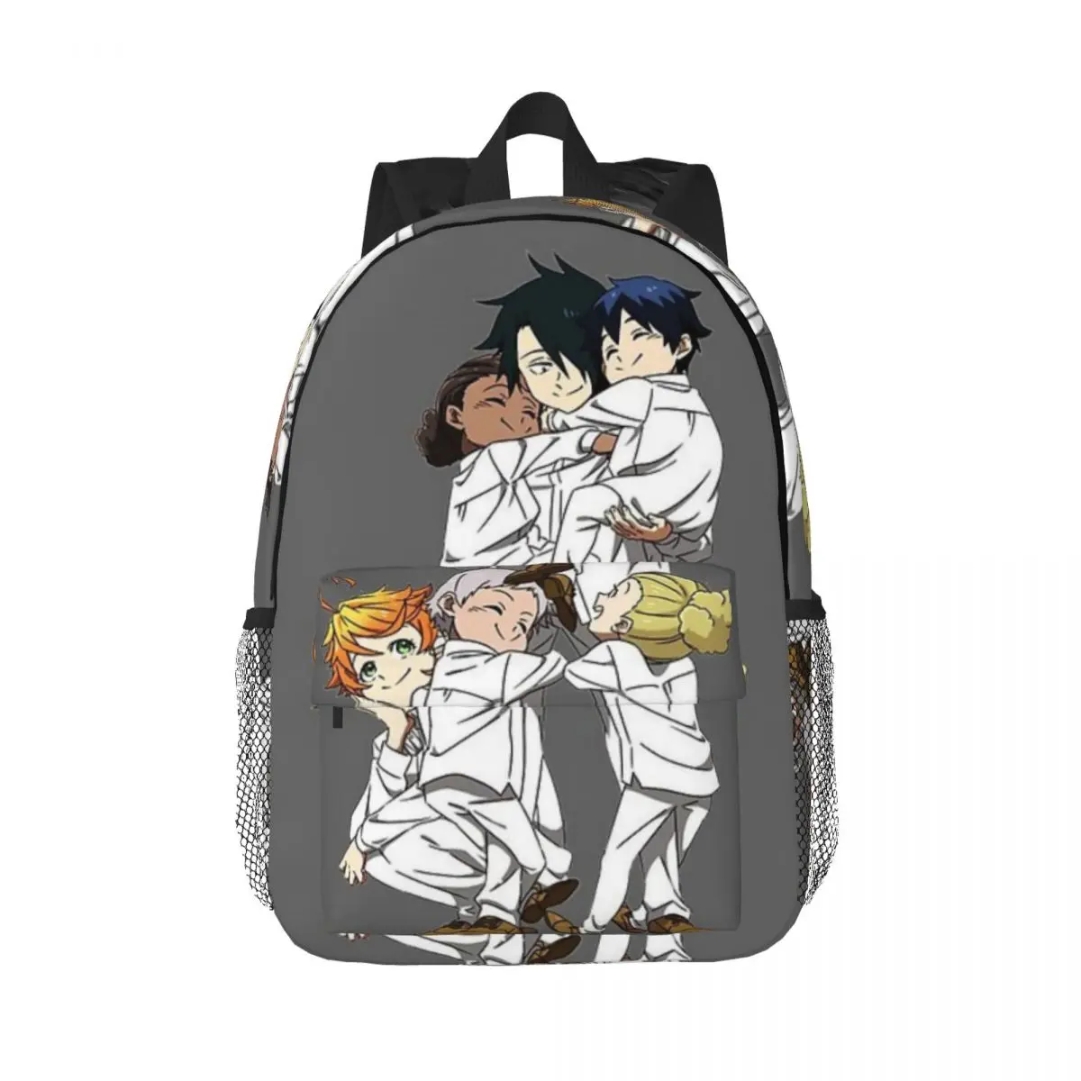 The Promised Neverland per ragazze e ragazzi Zaino per studenti di grande capacità Zaino leggero e impermeabile da 15 pollici