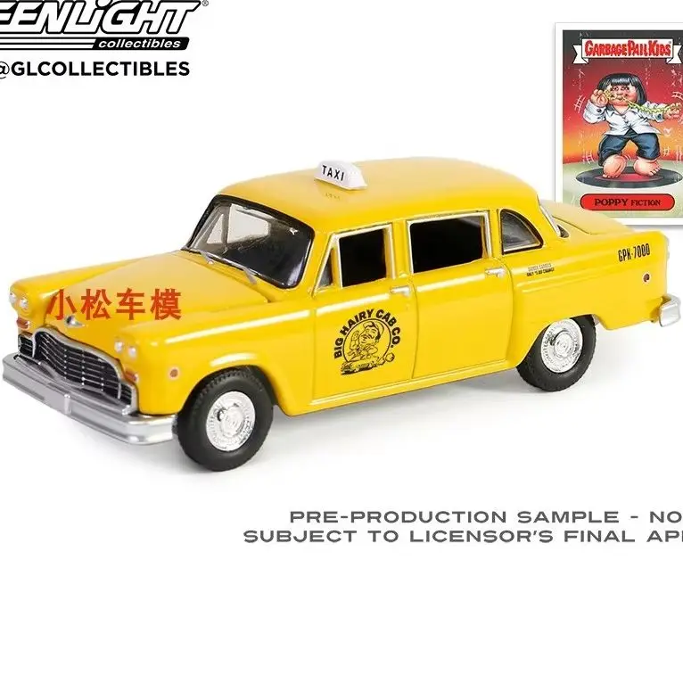 1:64 سلة المهملات للأطفال 6- Poppy Fiction -1977 مدقق تاكسي 54100-A مقتنيات نموذج السيارة المتقدمة
