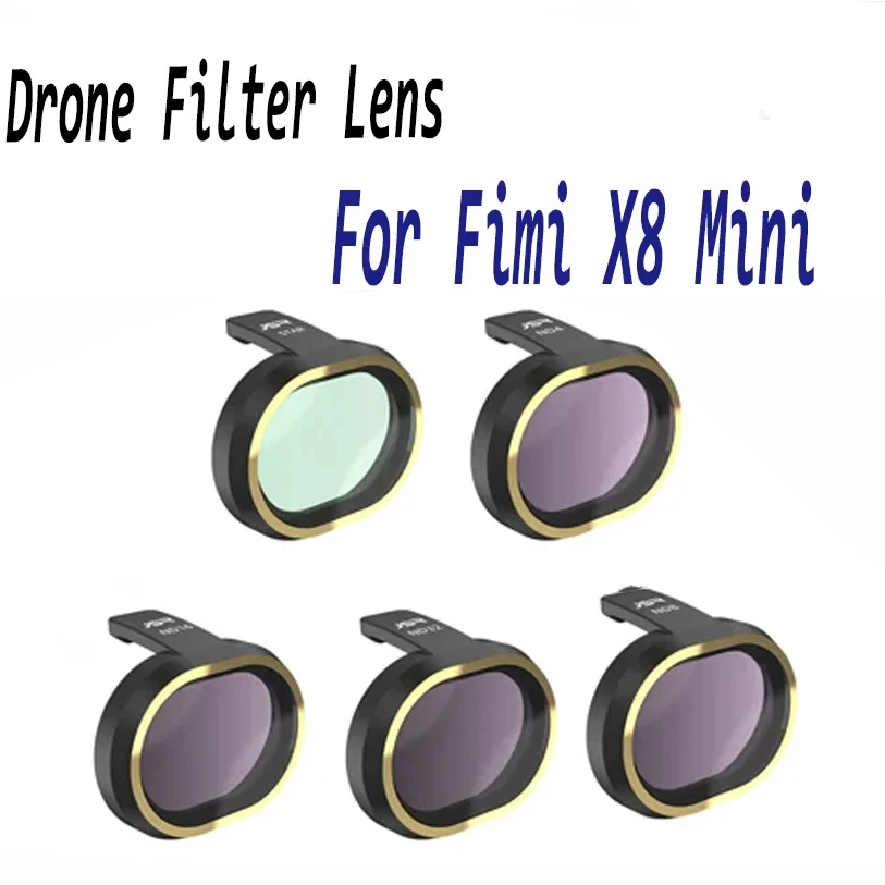 Drone Camera Lens Filters For FIMI X8 Mini CPL/MCUV/STRA/NIGHT/ND/ND-PL ND1000 Lens For FIMI X8 V2 Mini Drone Accessories Set