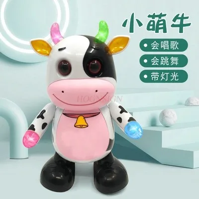 Electric dance Little cute cow light concert Dance Little cow 14 songs toys