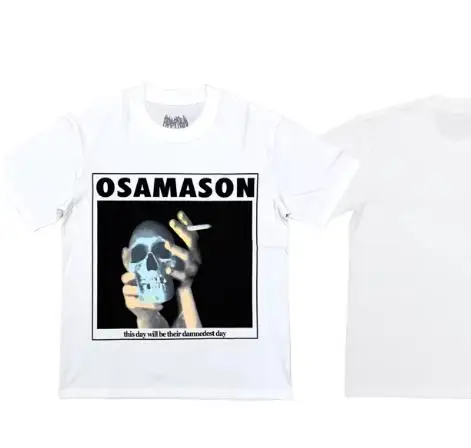 New Men Damnedest Day Skull T Shirts T-Shirt Hip Hop Skateboard Street Cotton T-Shirts Tee Top US size F9