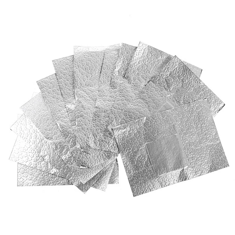 50/100pcs Remover Aluminum Foil Nail Wraps For Soak Off Acrylic Gel Polish Professional Cleaning With Cotton Pad Manicure Tools