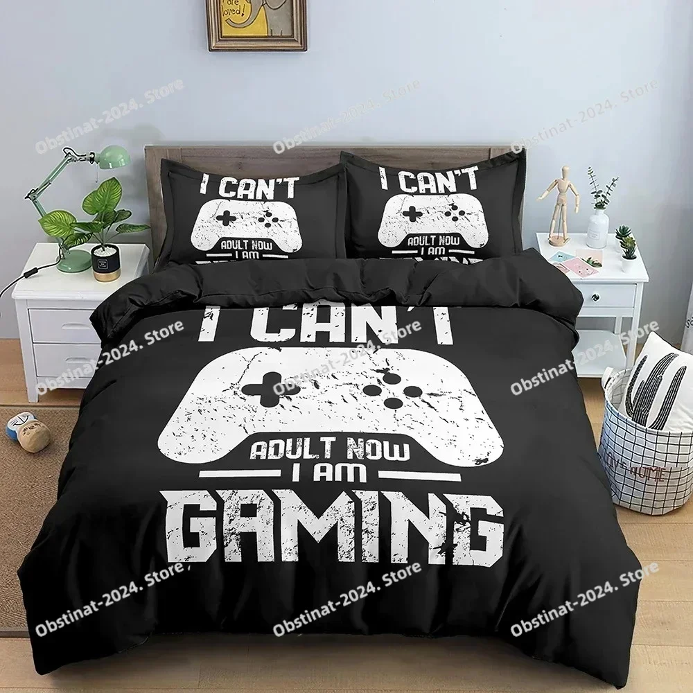 

Top Game Bedding Set Boys Kids Duvet Cover Set Comforter Cover Polyester Quilt Cover Pillowcase Kids Bedding Set Twin Queen King