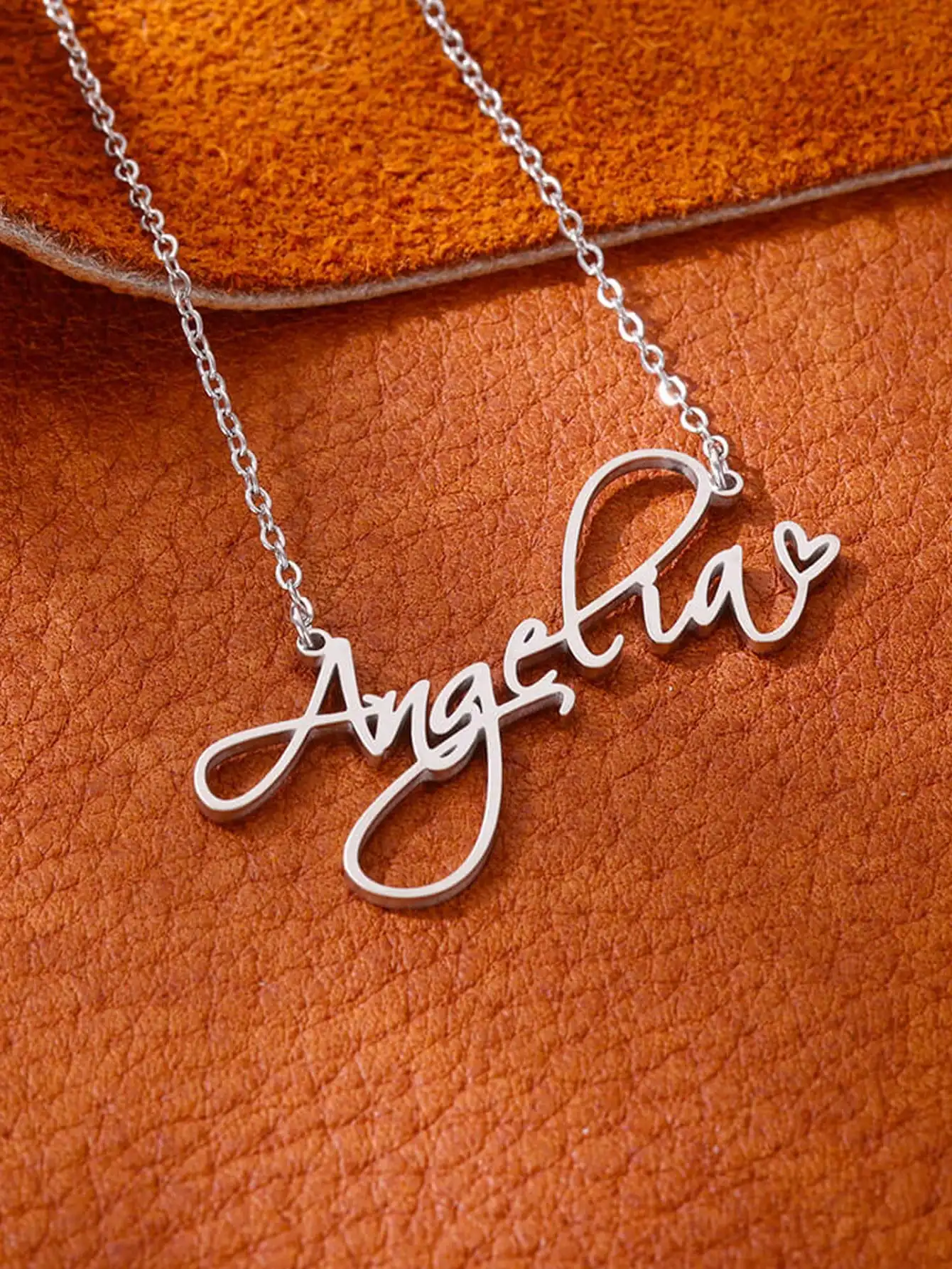 Custom 18K Gold Name Necklace, Personalized Gift for Her