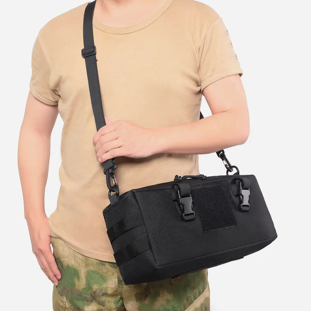 

Outdoor Camping Bag Wear-Resistant Large Capacity Multi-Function Crossbody Storage Bag for Hiking Climbing Traveling Equipment