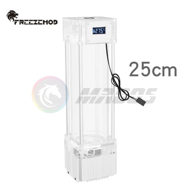 FREEZEMOD AIO ポンプ + 温度表示付きリザーバー、水タンクレスコンボ