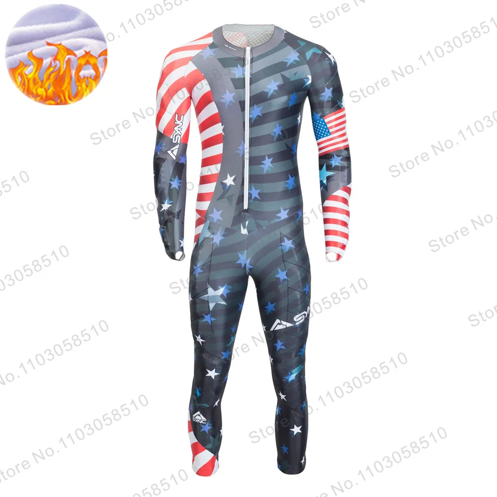 

2025 Performance GS MEN Race Suit Long-sleeved snowboard jacket in soft brushed fabric racing Jumpsuits outdoor Sport Non-Padded