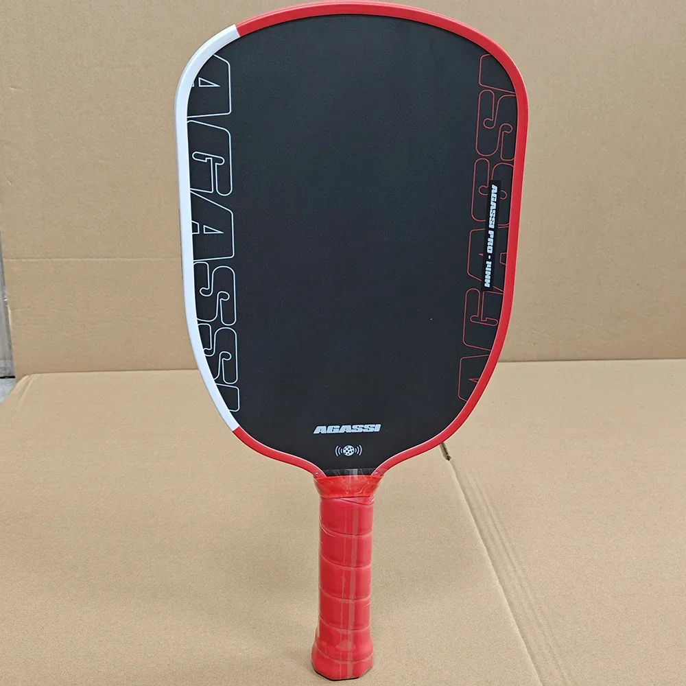 

Agassi Pro IV 16 мм Pickleball Paddle GEN 4 TFP Foam Core Toray T700 Ракетка Pickleball из углеродного волокна имеет высокую эластичность и ста